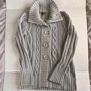Gap • Cable Knit Button Down Sweater